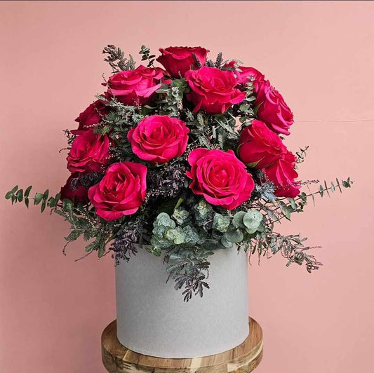 Rose Hat Box
